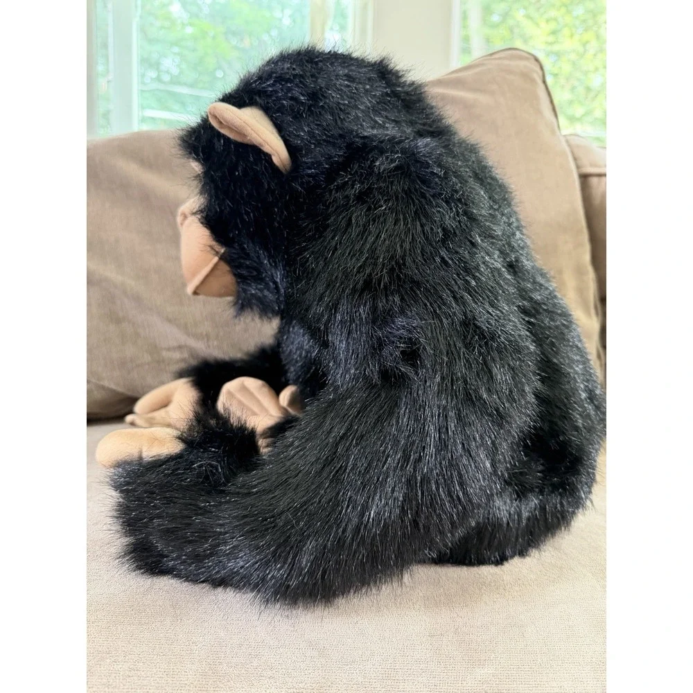 HANSA Chimpanzee Realistic Animal Stuffed Toy Sitting Mama Life Like Large Plush